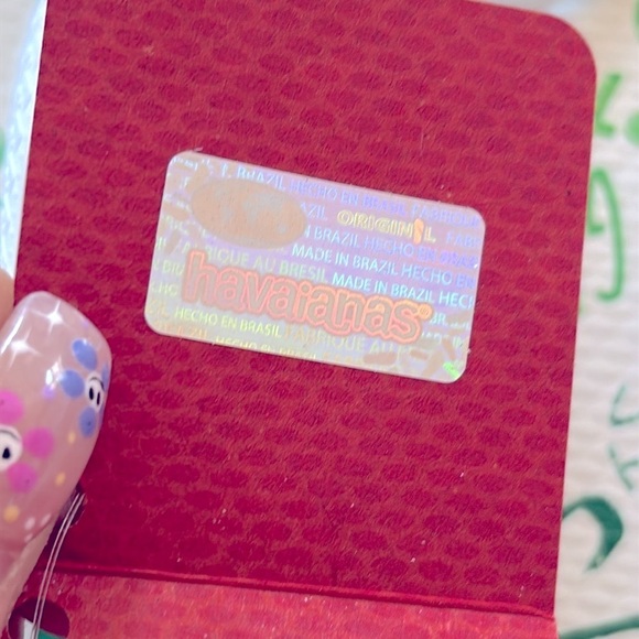 Brand New Havaianas White & Green Irish Good Luck Flip Flops Slide Thong Sandals - Picture 11 of 16